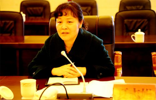 省司法厅法制宣传处处长夏志娟