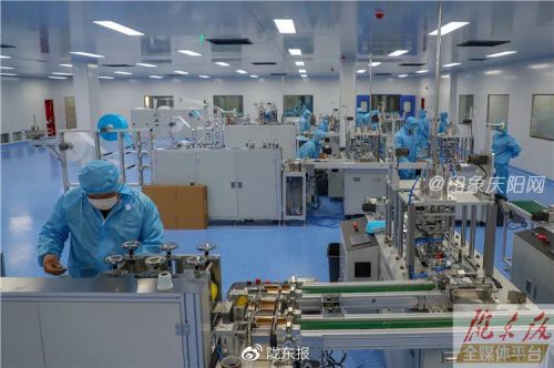 日產(chǎn)72萬只！咱慶陽也可以生產(chǎn)口罩啦！