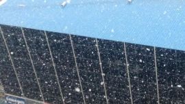 庆阳西峰迎来2014年冬天第一场雪(图)