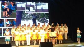 庆阳五中首届师生校园合唱节拉开帷幕