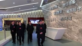 庆阳市政协委员集体参观市城市规划馆