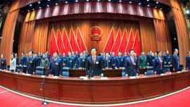 庆阳市第三届人民代表大会第五次会议在市政府礼堂隆重开幕