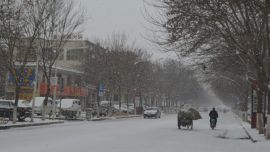 庆阳发布道路结冰黄色预警 高速通行正常