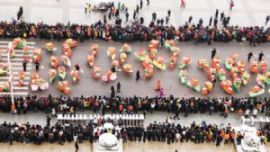 庆阳西峰城区2015年元宵节社火会演侧记