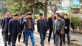 市政府副市长辛刚国一行到庆城县调研偏远山区小规模学校发展情况