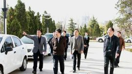 省机关事务管理局局长马自学来庆阳市专题调研机关事务工作