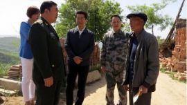 黄书伴在正宁县西坡乡宋畔村开展双联活动