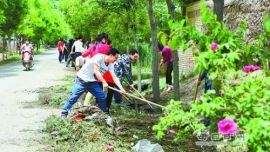 庆阳市机关干部纷纷加入环境综合整治行动(图)