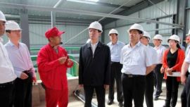 贠建民张文礼带领全市上半年重点工作观摩督查组在庆城县观摩督查