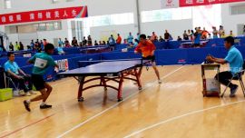 #甘肃省第三届大学生运动会#乒乓球比赛开赛精彩瞬间（组图）