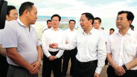 全省重点项目观摩活动第四组来庆阳市观摩