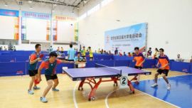 #甘肃省第三届大学生运动会#乒乓球赛场精彩瞬间