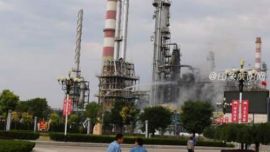 中石油庆阳石化公司装置泄漏着火 1死4伤2人失联