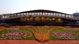 #甘肃省第三届大学生运动会#大运会开幕式文艺演出上篇《凤舞陇原》