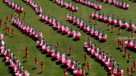 #甘肃省第三届大学生运动会#悠悠荷花舞 蹈不尽庆阳情