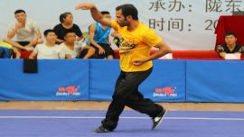 #甘肃省第三届大学生运动会#埃及小伙过招大运会武术比赛