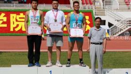 #甘肃省第三届大学生运动会#29.83米！“眼镜男”夺铁饼冠军 