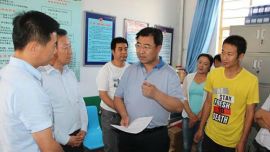 省安监局长郭鹤立督查调研我市安全生产工作