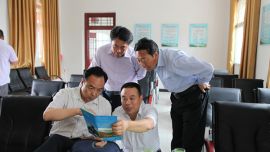 省旅游局副局长杨宇宏在庆阳市调研旅游工作