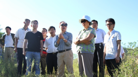 陕西省政协副主席、中科院院士周卫健来我市考察