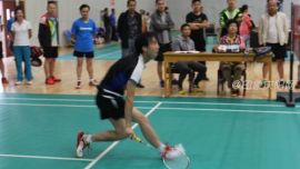 庆阳市第四届“机关工委杯”羽毛球联赛男单赛开拍