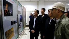 庆阳劳动者摄影之家成立暨职工“迎国庆”摄影展在庆阳会展中心开展