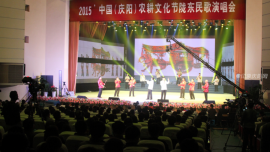 农耕文化源远流长     皮影道情独具特色————2015’中国（庆阳）农耕文化节陇东民歌演唱会上篇原生态道情《唐王出巡》