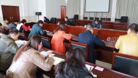 庆阳市总工会学习传达贯彻党的十八届五中全会和市委常委会议（扩大）会议精神