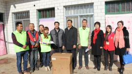 铭记大爱清尘之关爱   齐心协力延伸爱——“大爱清尘”庆阳工作站在宁县开展科普知识进村镇关爱尘肺病宣传救助活动