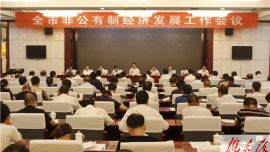 庆阳市召开全市非公有制经济发展工作会议