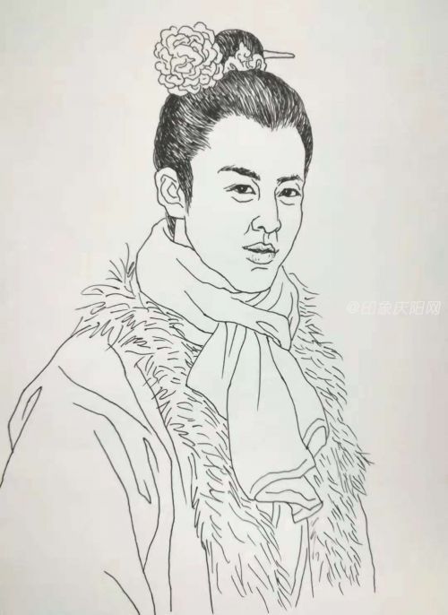 李崇信老师的钢笔画清新简洁,紧抓人物特色,堪称独一绝!