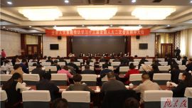 庆阳市人大系统传达学习十三届全国人大二次会议精神