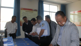 县政法委书记王效仁一行前来甜水督导 扫黑除恶专项斗争工作