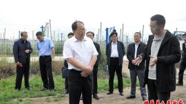 甘肅省科技廳廳長(zhǎng)史百戰(zhàn)調(diào)研鎮(zhèn)原科技工作