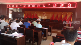 洪德镇召开“法律明白人”培训会