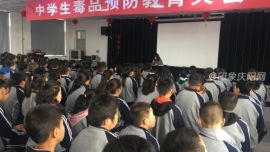 肖金鎮(zhèn)進校園開展毒品預(yù)防教育活動