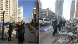 南街街道长庆南路社区联合多部门 整治城市顽疾