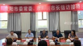 市委常委、市纪委书记、市监委主任盛云峰接待来访群众