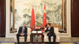 周继军在兰州会见白俄罗斯斯洛尼姆斯基区执委会主席根纳季·霍米奇