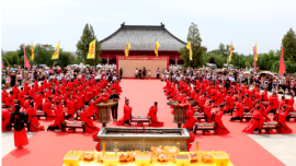 正寧縣舉行“情定七夕·黃帝為證”移風(fēng)易俗集體婚禮