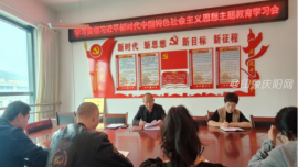 环县红十字会召开学习贯彻习近平新时代中国特色社会主义思想主题教育学习会