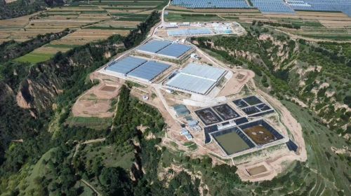 正在建設(shè)中的東方希望畜牧有限公司寧縣太昌鎮(zhèn)劉堡育肥場(chǎng)項(xiàng)目