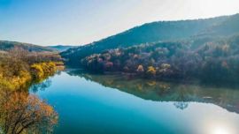 甘肅慶陽(yáng)：秋入橫林?jǐn)?shù)葉紅