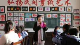 慶陽丨剪紙技藝進校園 非遺文化有傳承