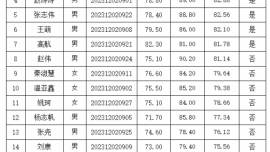 庆阳市2023年专业化管理的村党组织书记招聘正宁县考生综合成绩及进入体检人员名单公告