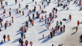 慶陽：元旦假期游客樂游環(huán)縣古城