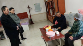 慶陽市民政局在鎮(zhèn)原縣開展走訪慰問活動