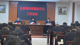 合水縣召開森林草原防滅火工作會議