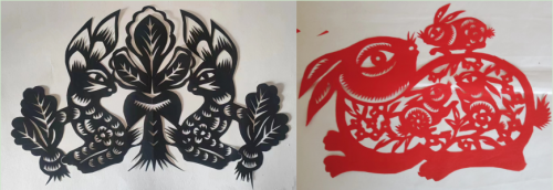 图1为段彩霞作品；图2、4为米雪萍作品；图3为刘文作品；图5为张改琴作品