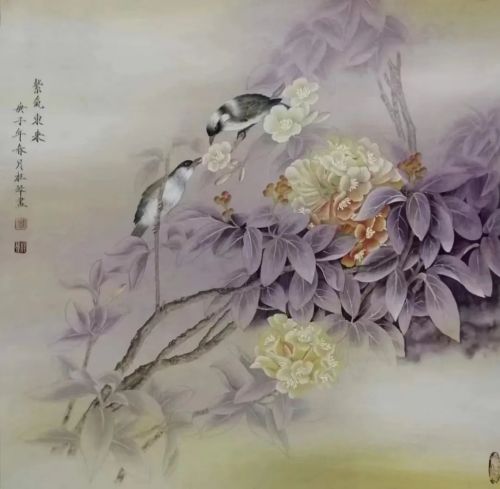 曹桂琴《紫气东来》